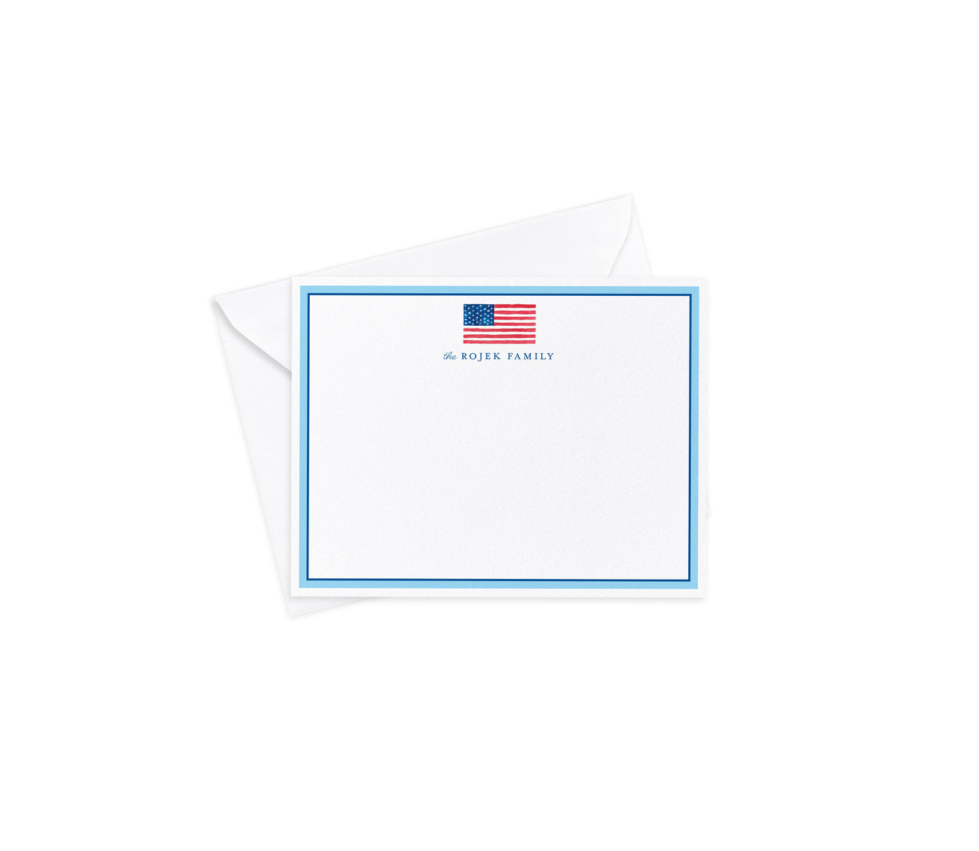 USA Flat Notecard