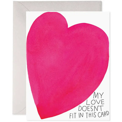 Squeezed Heart | Love Greeting Card