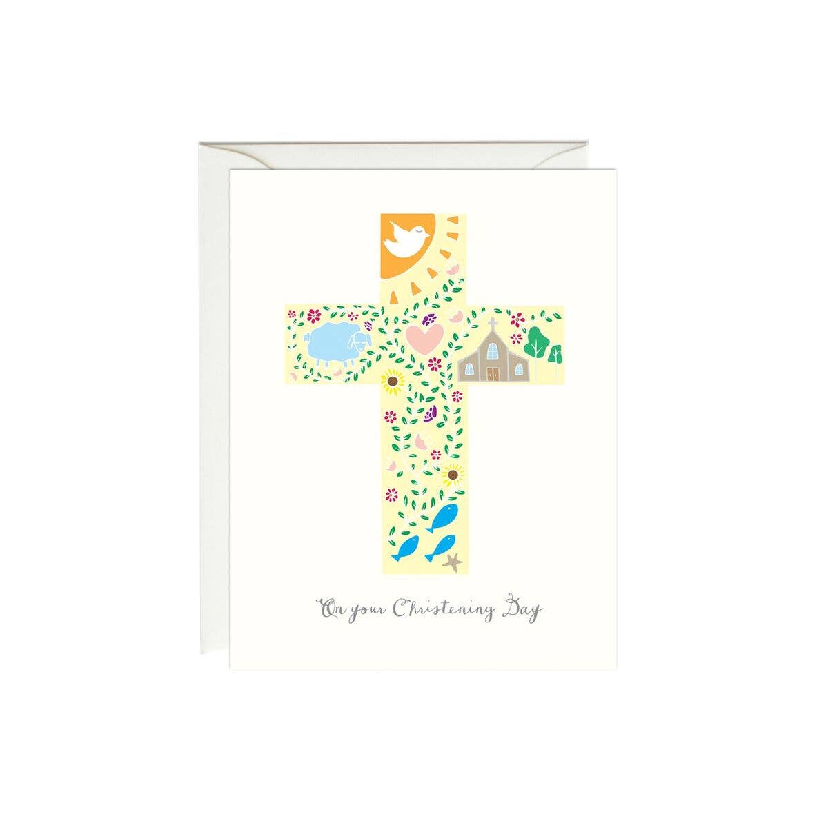 Christening Cross Card