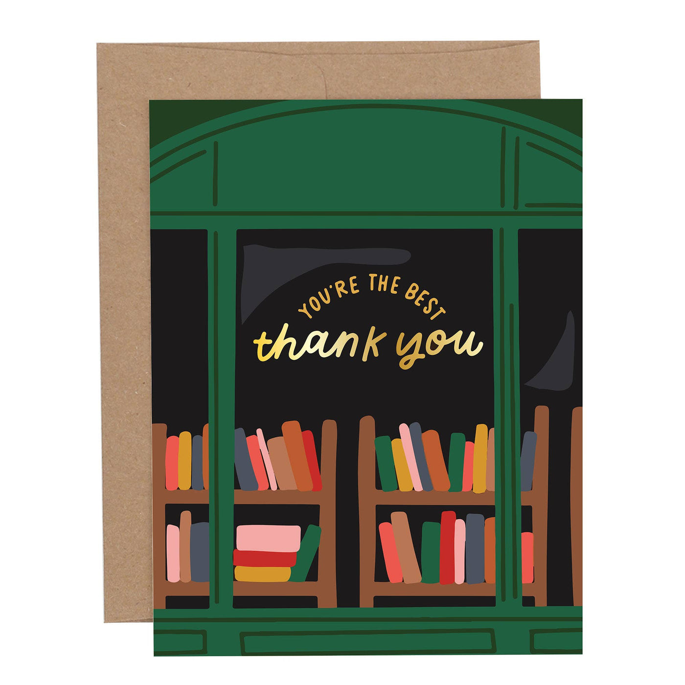 Bookstore Thank You Greeting Card