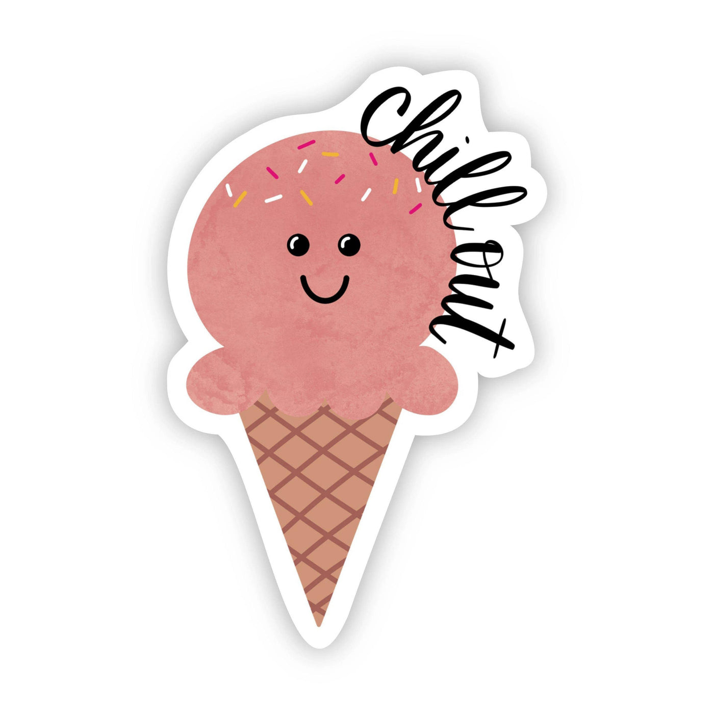 Chill out Ice Cream Sticker