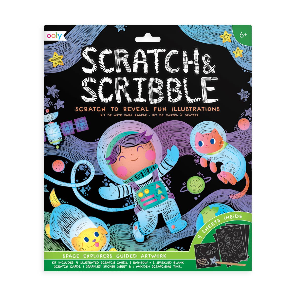 Outer Space Explorers Scratch & Scribble