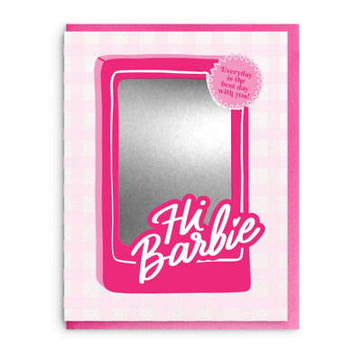 Barbie Foil Greeting Card