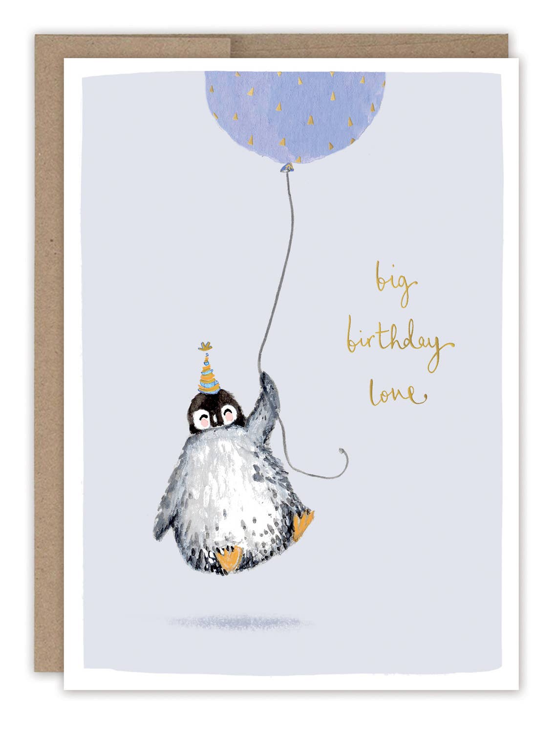 Penguin Birthday Card, Big Birthday Love