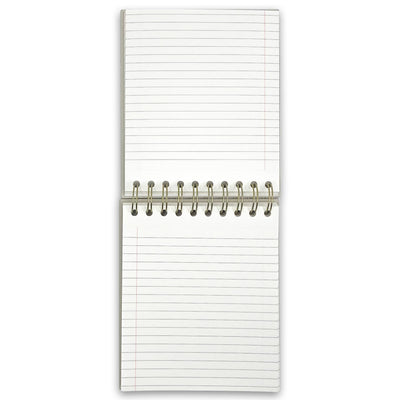 Write it Down Cream Desktop Notepad with Spiral Top