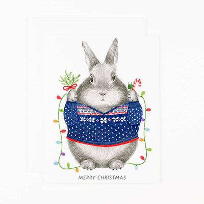 Christmas Bunny with Lights, 6 Pack