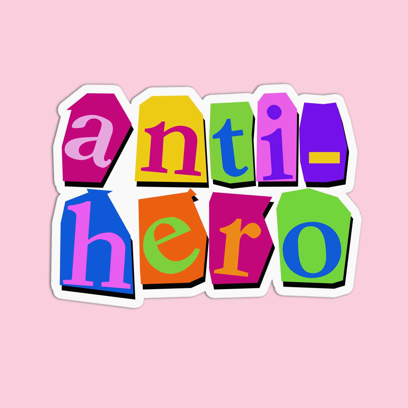 Taylor Swift Anti Hero Vinyl Waterproof Sticker
