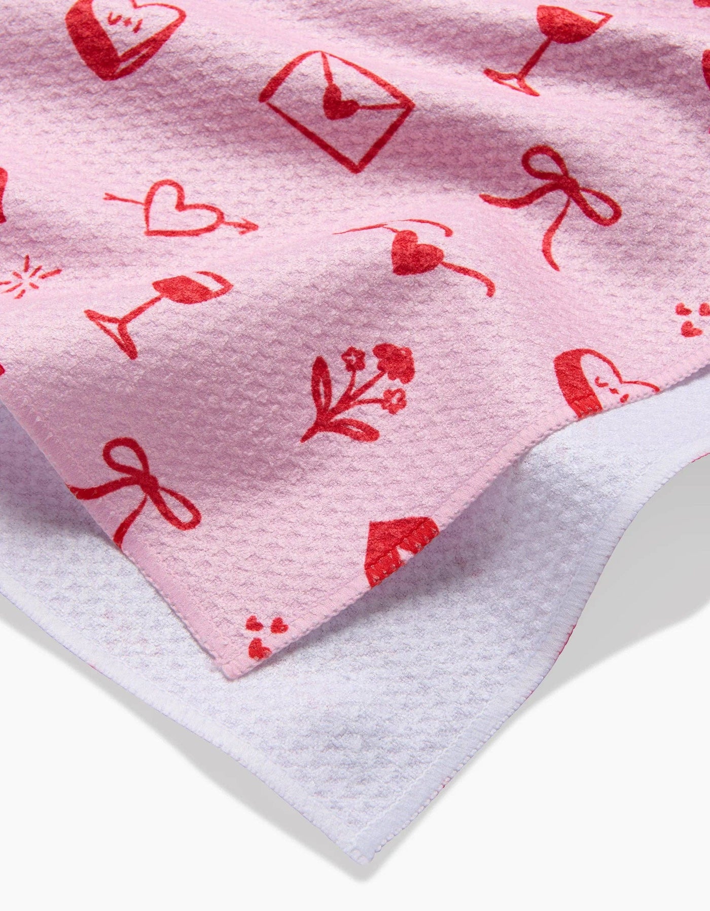 V Day Doodles Tea Towel