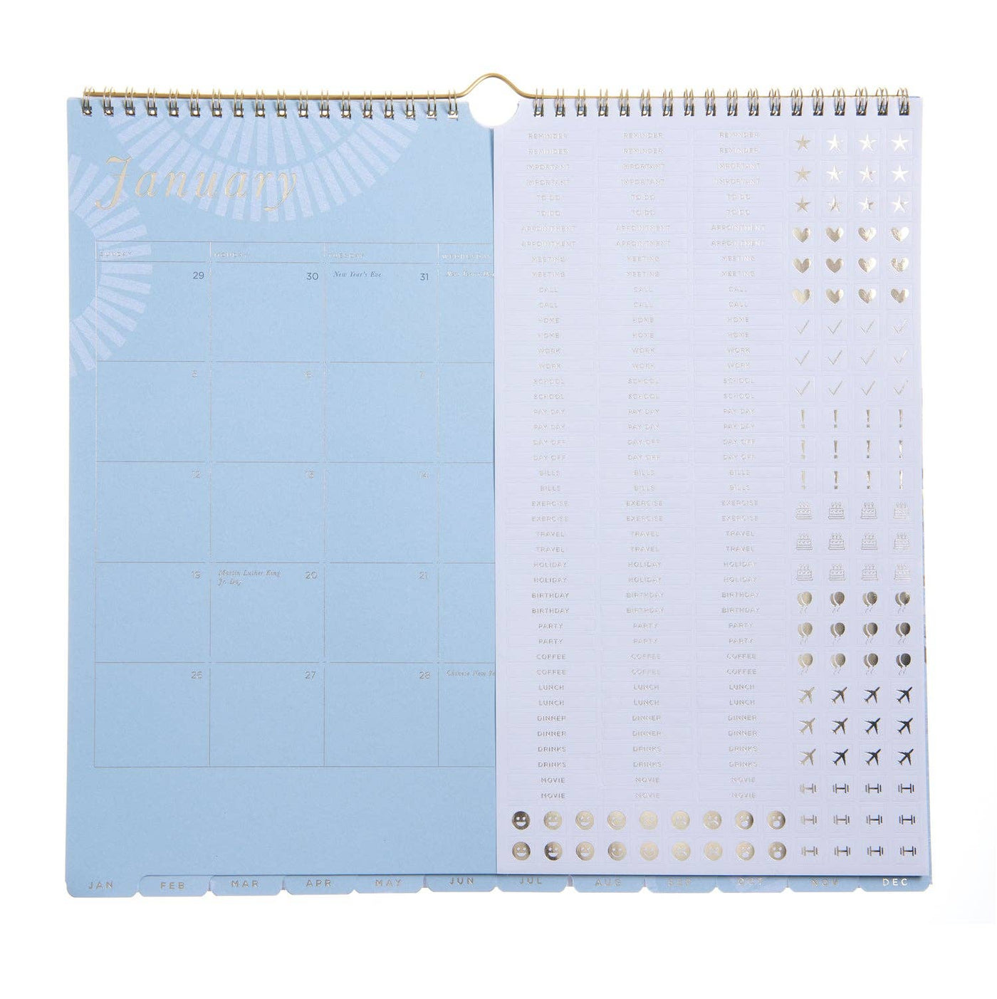 Dew Spiral - 2025 Wall Calendar