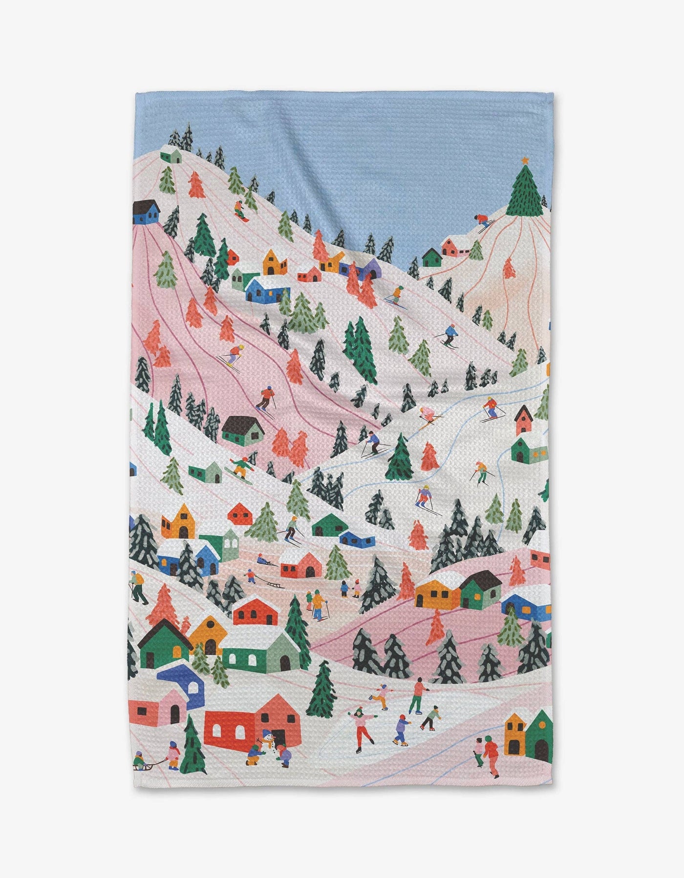 Winter Holiday Tea Towel