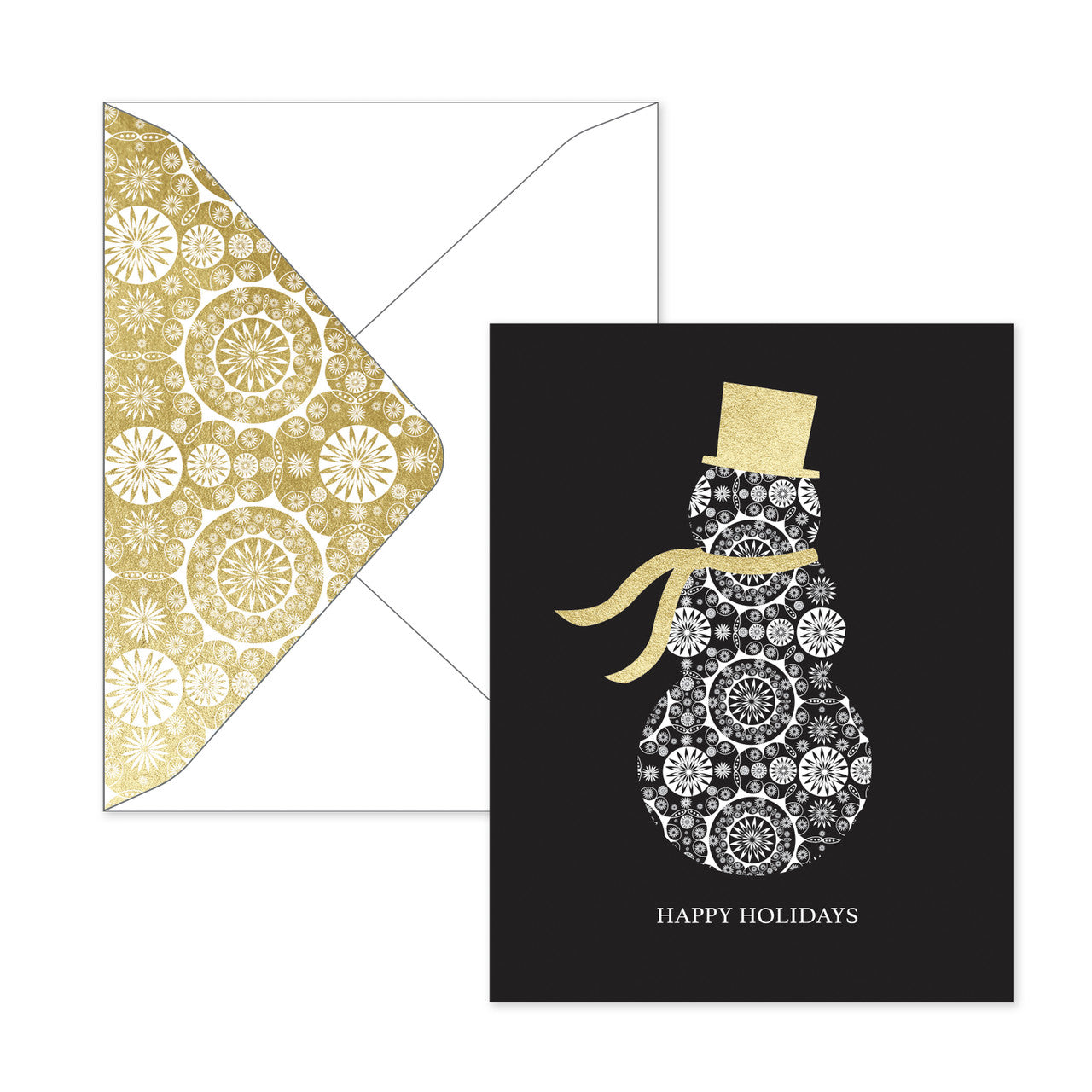 Shimmering Snowman: Happy Holidays, Boxed Holiday Cards