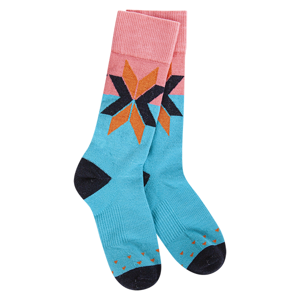 Woods Crew Turquoise Fair Isle