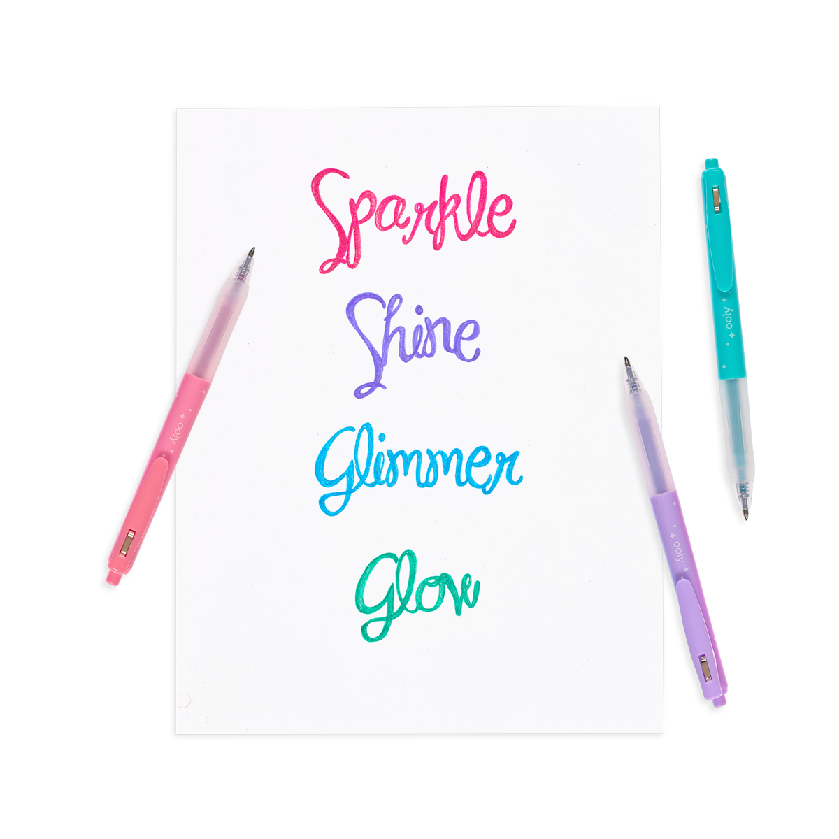 Oh My Glitter! Retractable Glitter Ink Gel Pens