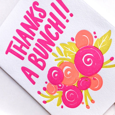 Thanks A Bunch Greeting Card