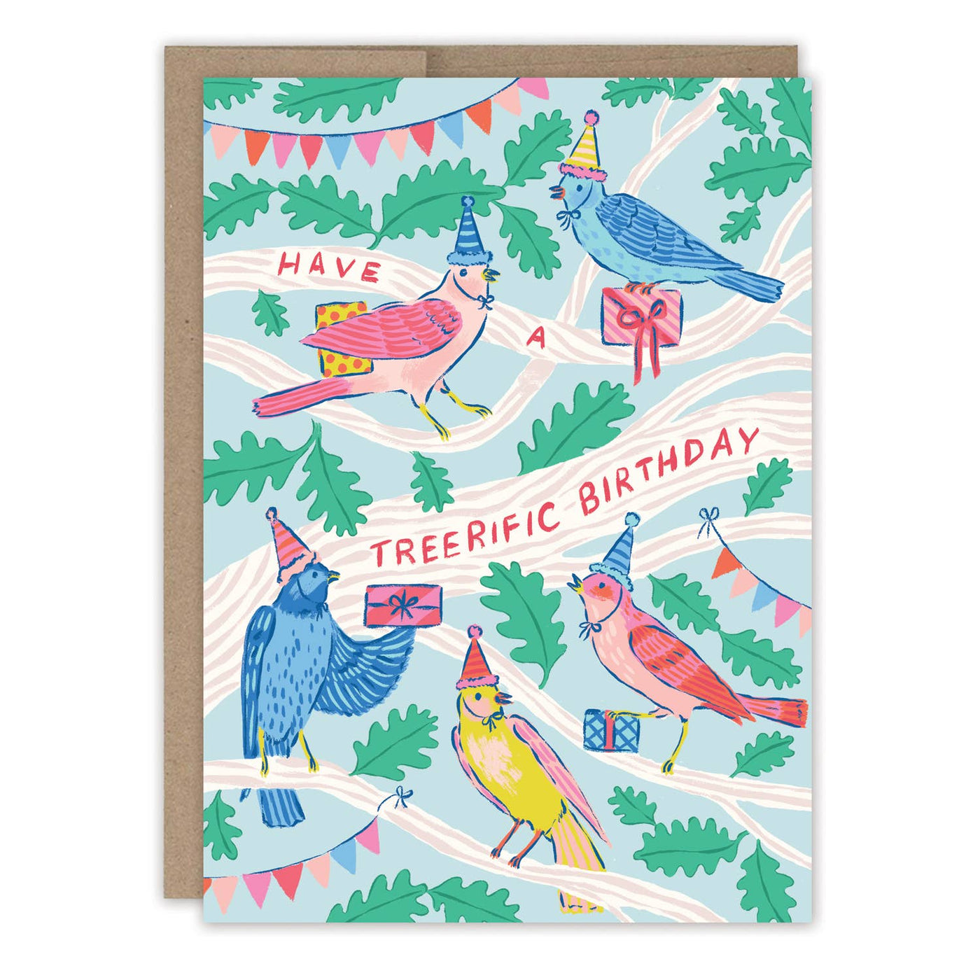 Songbirds Have A Tree-rific Birthday Card