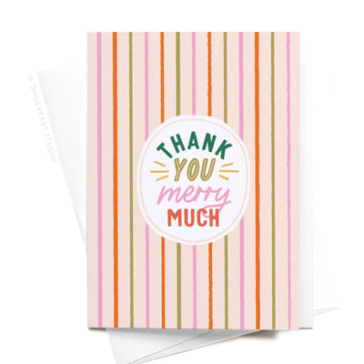 Thank You Merry Much Folded Notes, Set of 10