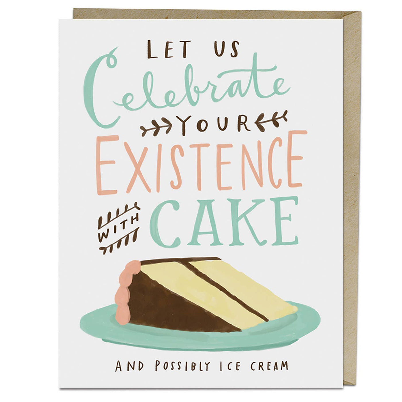 Celebrate With Cake Card, Box of 8 Single Birthday Cards