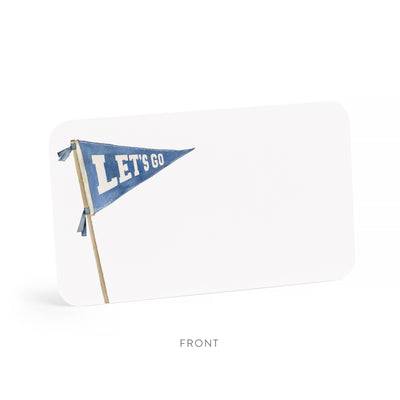 Let's Go Pennant Little Notes® | Pep Rally & Game Day notes