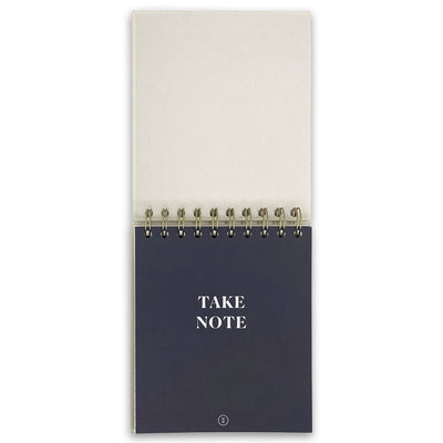 Write it Down Cream Desktop Notepad with Spiral Top