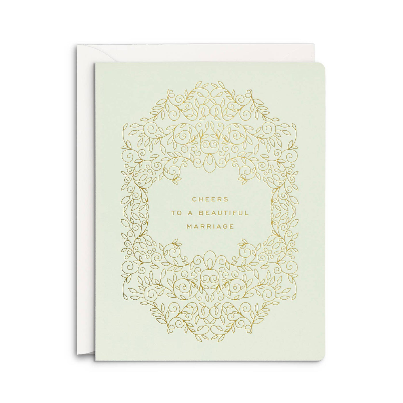 Beautiful Marriage Greeting Card: Single Card