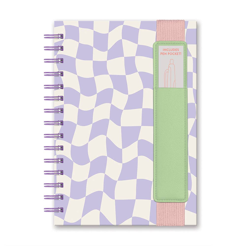 Lavender Haze Notebook with Pen Pocket