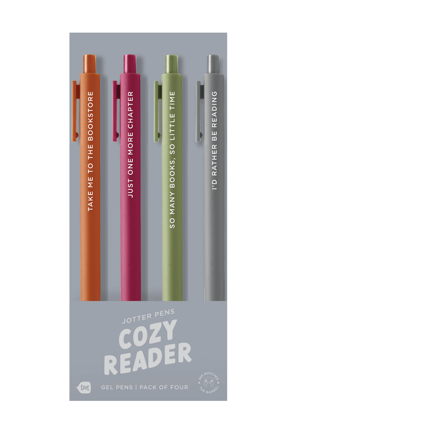 Cozy Reader, 4 Pack Jotter Set