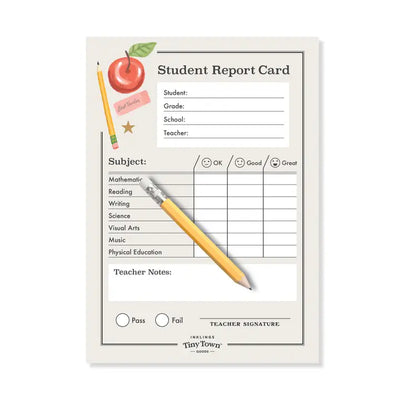 Tiny Town Play Notepad - Report Card