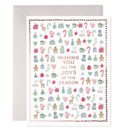 Merry Motif Holiday Greeting Card