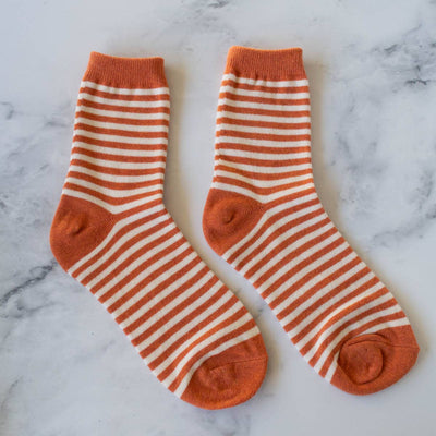 Cozy Stripe Casual Socks