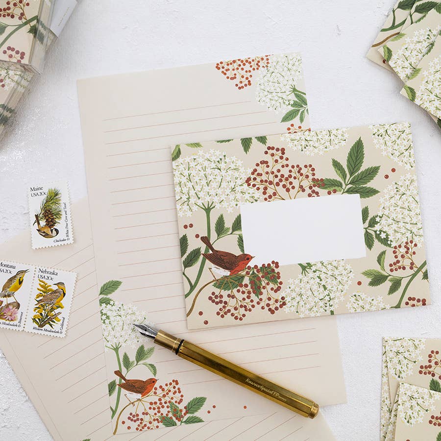 Elderberry Letter Writing Set