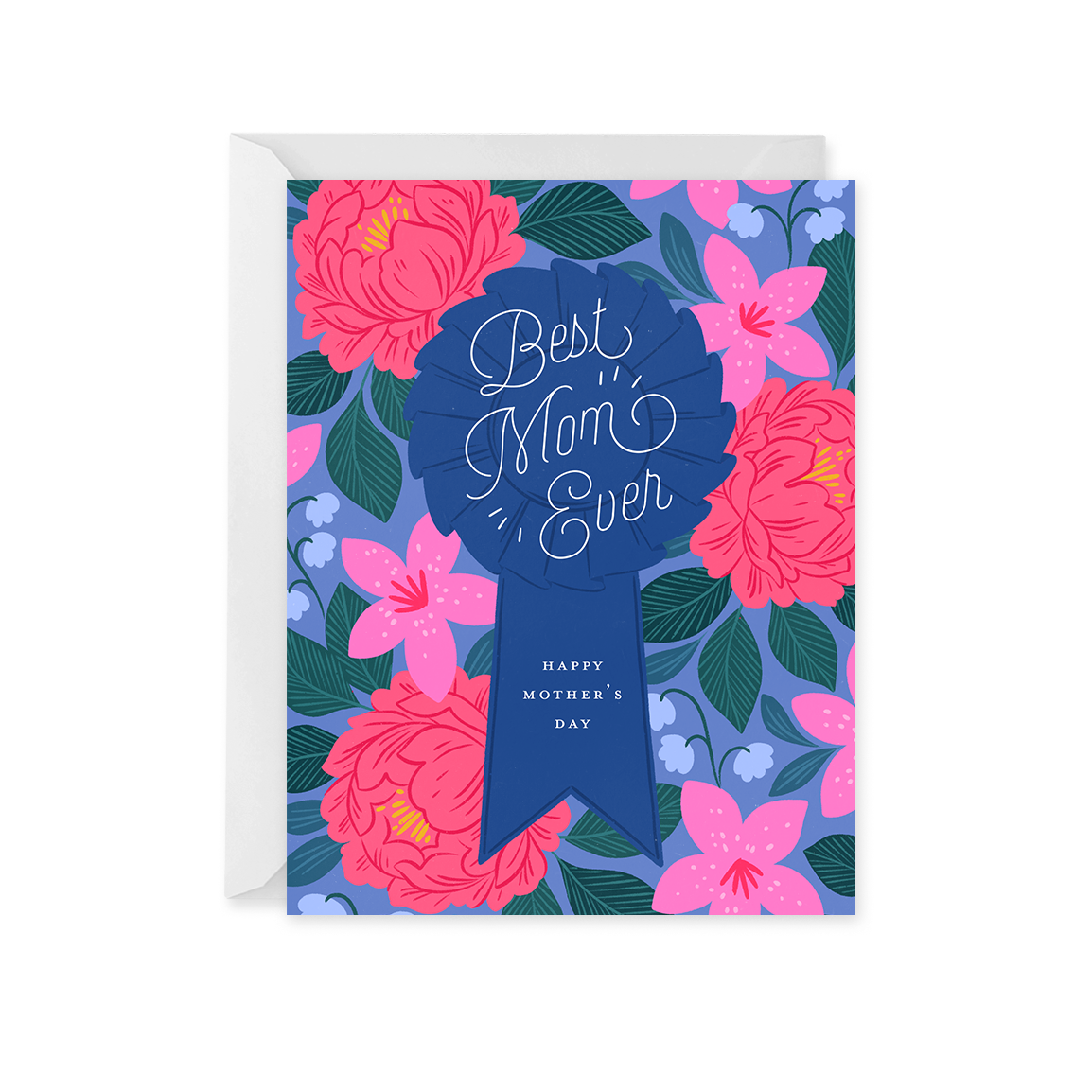 Blue Ribbon Mom Card