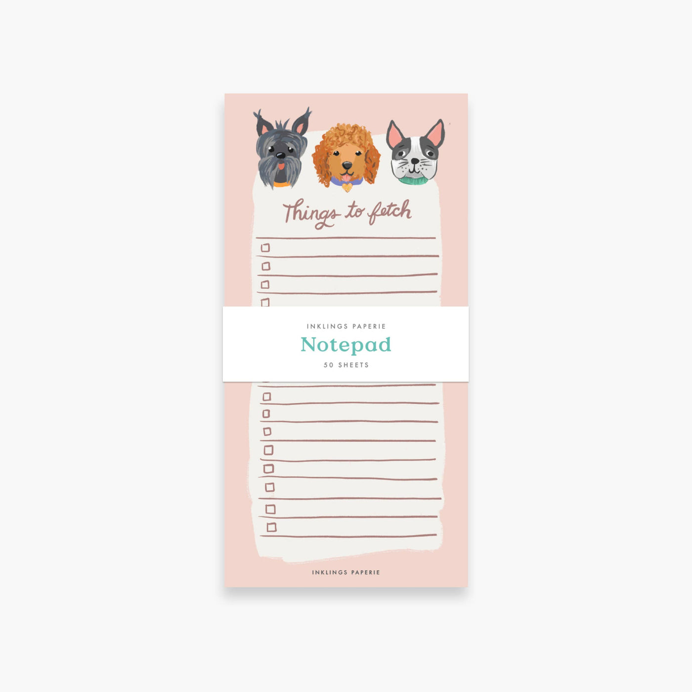 Things to Fetch Puppy Notepad