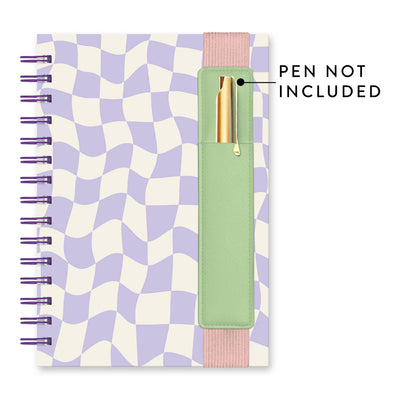 Lavender Haze Notebook with Pen Pocket