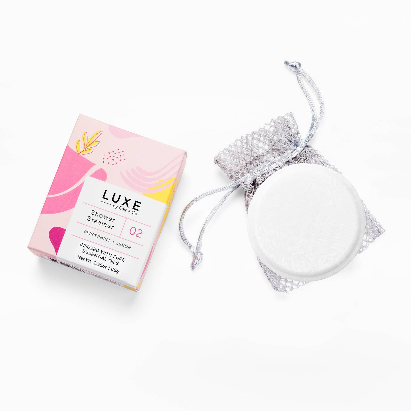 Luxe Peppermint + Lemon Shower Steamer