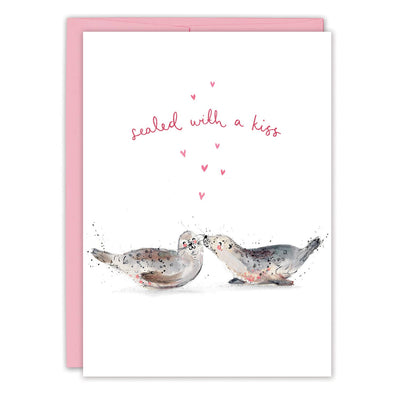 Sealed With A Kiss Valentine's Day Card