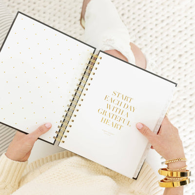 2026 Black Signature Spiral Planner
