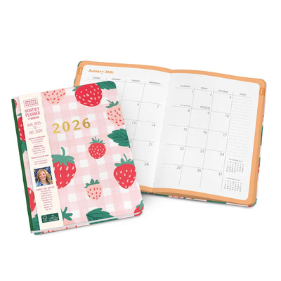 August 2025 to December 2026, Strawberry Love Good Day Planner
