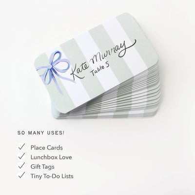 Pocket Notes™ - Blue Bow Stripes