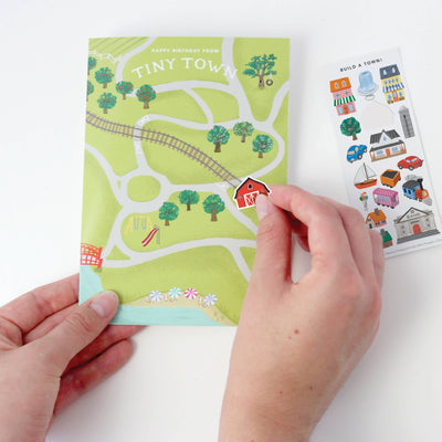 Tiny Town Sticker Scene Card