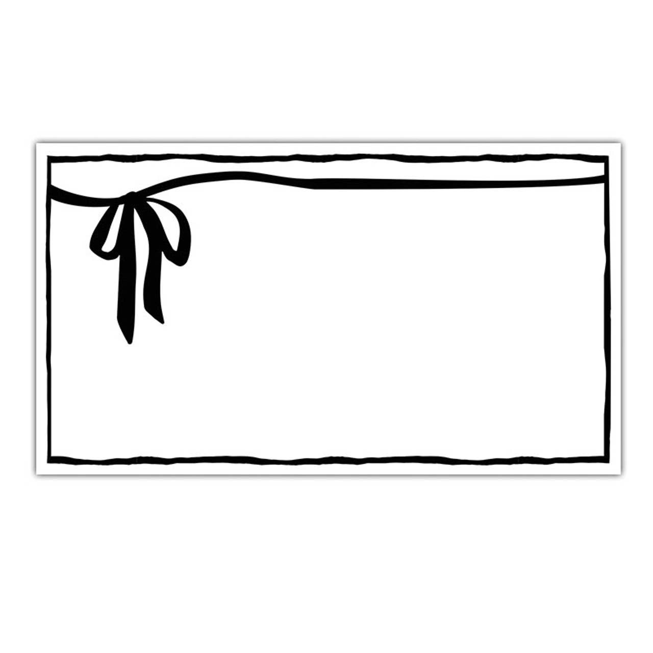Bow Place Cards - Set of 36