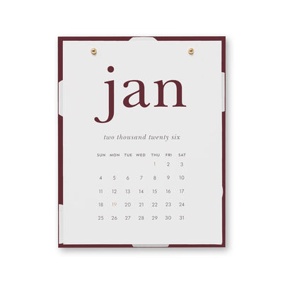 Kate Spade Desktop 2026 Calendar