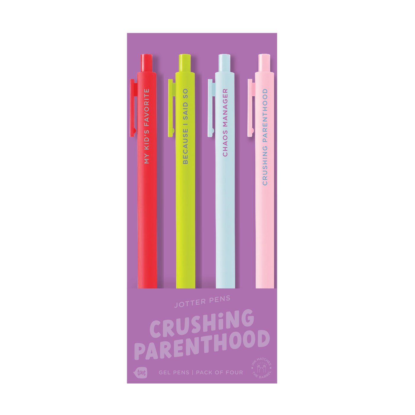 Crushing Parenthood, 4 Pack Jotter Set