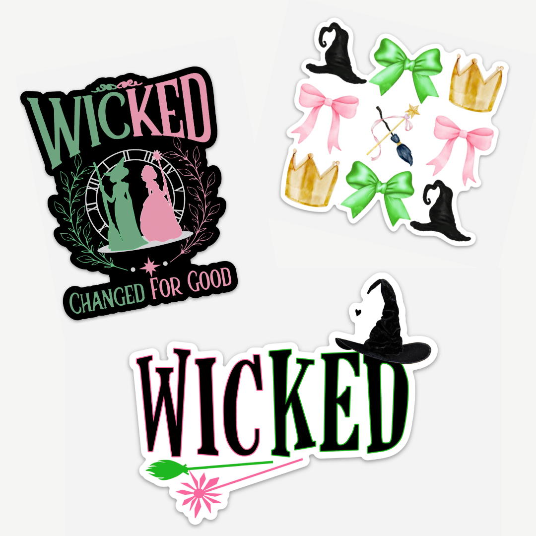 Wicked Movie Musical Witch Crown Sticker