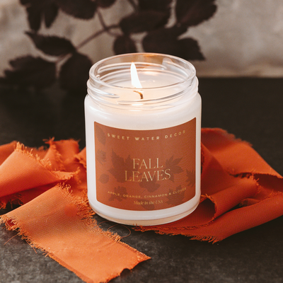 Fall Leaves Soy Candle