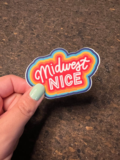 Midwest Nice Sticker