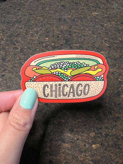Chicago Hot Dog Sticker