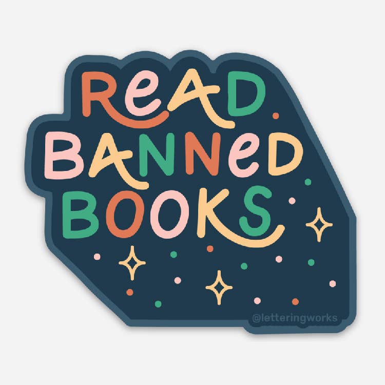 Read Banned Books Sticker