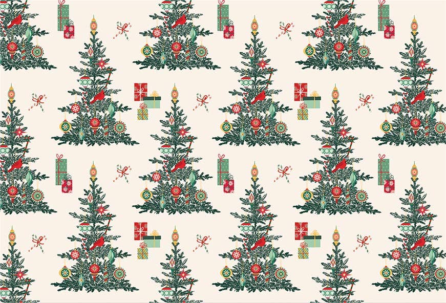 Vintage Tree Giftwrap