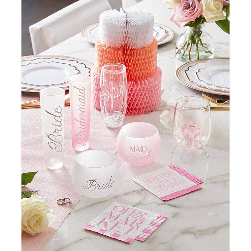 Here for the Bride Beverage Napkins - Set of 16