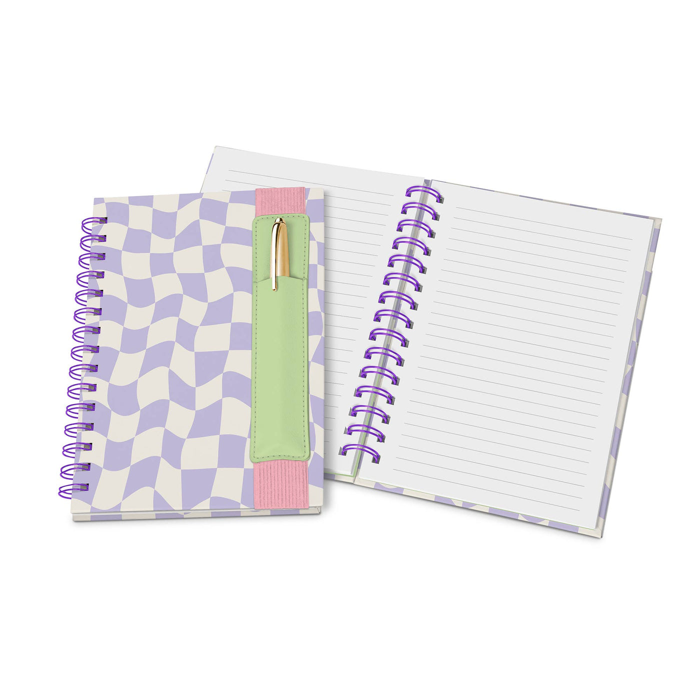 Lavender Haze Notebook with Pen Pocket